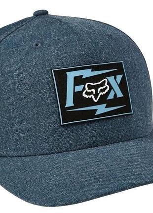 Кепка fox pushin dirt flexfit hat (dark indigo), s/m, s/m