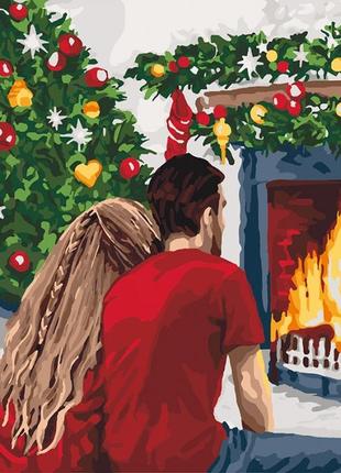 Картина по номерам рождественская романтика 40x50см кно4640 идейка картины раскраски по номерам 2022 в украине