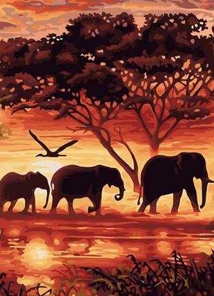 Картина за номерами va-2104 африка 40х50см strateg