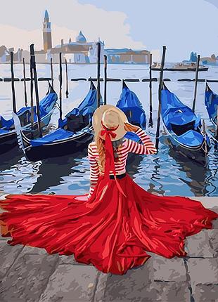 Картина по номерам 40х50см. gx24895 у причала в венеции rainbow картины раскраски по номерам 2022 в украине