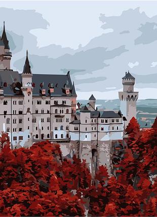 Картина по номерам va-0562 волшебный замок 40х50см. strateg картины раскраски по номерам 2022 в украине