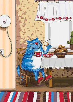 Картина по номерам суботній ранок кно4086 40x50см идейка картины раскраски по номерам 2022 в украине