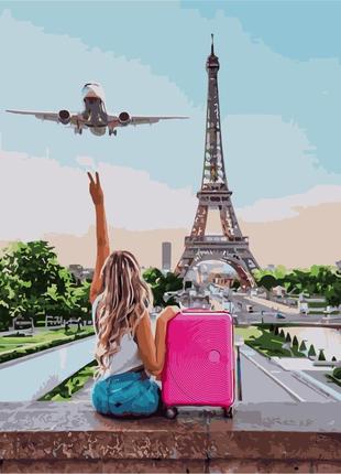 Картина по номерам va-1991 отпуск в париже 40х50см strateg картины раскраски по номерам 2022 в украине