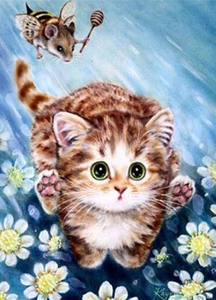 Картина за номерами e53_o 20*30см. кошеня j. otten