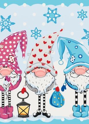 Картина по номерам маленькие помощники кно2327 идейка 40x40см картины раскраски по номерам 2022 в украине