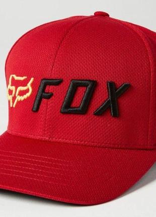 Кепка fox apex flexfit hat (red/black), s/m, s/m