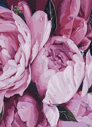 Картина по номерам kho3116 нежность пионов, 40*50см идейка картины раскраски по номерам 2022 в украине