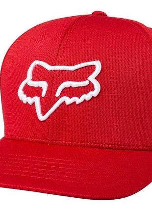 Кепка fox lithotype flexfit hat (chili), s/m, s/m