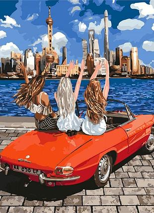 Картина по номерам девочки-подружки кно4712 40*50см идейка картины раскраски по номерам 2022 в украине