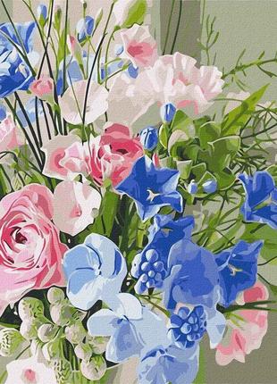 Картина по номерам эстетический букет кно2969 идейка 40x50см картины раскраски по номерам 2022 в украине