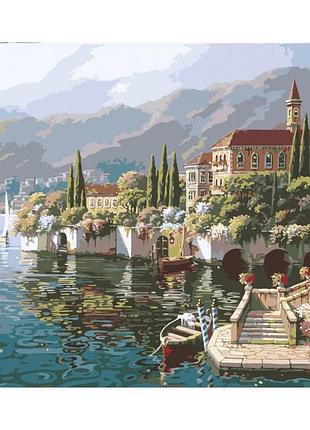 Картина по номерам берег варенны кно1145 идейка 40x50см картины раскраски по номерам 2022 в украине
