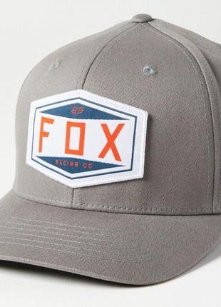 Кепка fox emblem flexfit hat (pewter), s/m, s/m