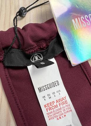 💙💛 якісна еластична корегуюча спортивна майка топ з вирізами missguided4 фото