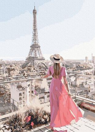 Картина по номерам gx39385 парижская терраса 40x50см. rainbow картины раскраски по номерам 2022 в украине