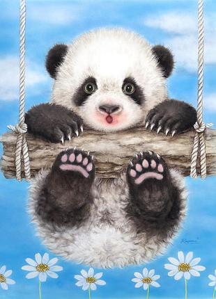 Картина по номерам ras2155_o 20*30м j.otten панденок картины раскраски по номерам 2022 в украине