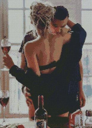 Алмазная мозаика amo7030 страстное утро, 40х50см идейка на подрамнике