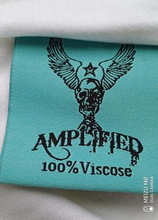 (843) фарбована віскозна футболка amplified/розмір м7 фото