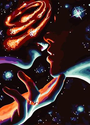 Картина за номерами va-3039 космічна любов, 40х50см strateg
