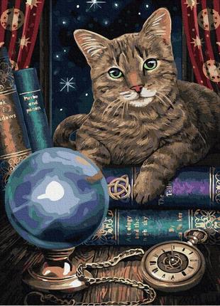 Картина по номерам gx38044 кот 40*50см. никитошка картины раскраски по номерам 2022 в украине