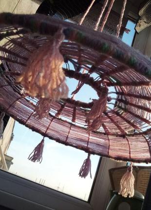 Ловец снов- подвес-абажюр-декор в бохо этно стиле2 фото