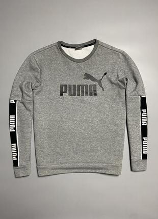 Кофта світшот puma з лампасами1 фото