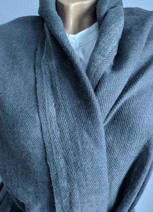 Великий палантін, шарф (вовна+кашемір) shruti.2 фото