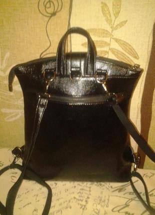 Жіночий рюкзак міський, чорний, супер стиль і якість, пу шкіра4 фото