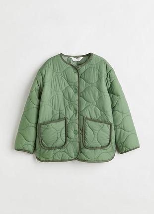 Брендовая стеганая куртка для девочки от h&m (сша)