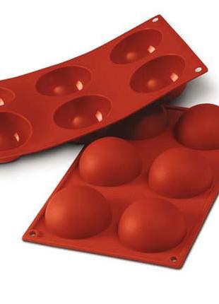 Силіконова форма півсфера ø 60 мм h 30 мм silikomart sf003/c