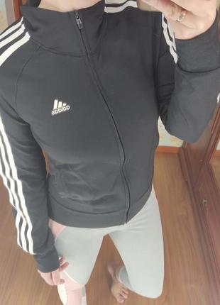 Кофта зип олимпийка adidas оригинал10 фото