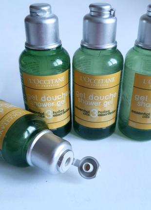 Дорожні готельні пляшечки для гелю l'occitane 30 мл