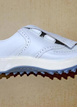 Adidas – білі шкіряні кросівки, оригінал, розмір 43 (устілка 27,6 см)4 фото