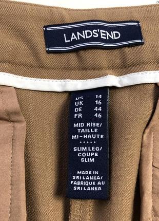 Стильные стрейчевые брюки  lands’end10 фото