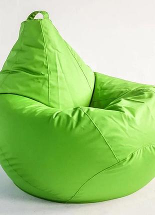 Кресло-мешок форма "груша", размер xxl(130*100), салатовый