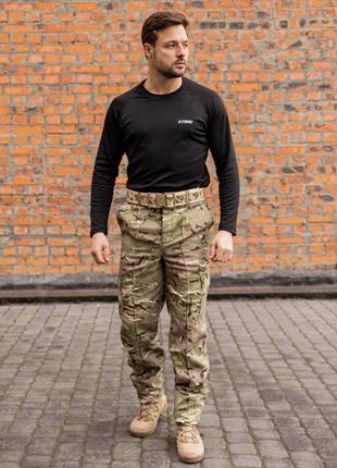 Теплі штани тактичні військові на флісі зсу мультикам 91412 фото