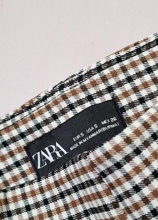 Леггинсы в клетку zara9 фото