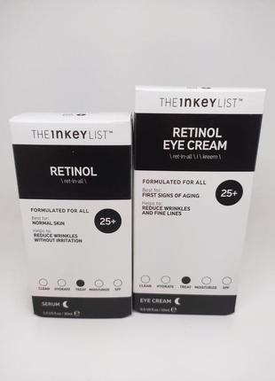 Набор для лица омолаживающий с ретинолом the inkey list retinol