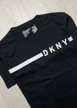 Чоловіча преміальна футболка dkny, розмір l3 фото
