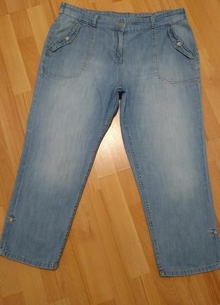 Бриджі джинси c&a the crop jeans classic fit.