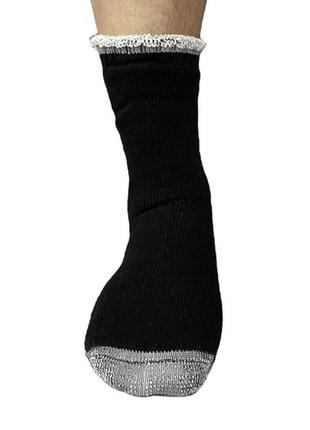 Шерстяные носки утолщенные теплые zhejiang 41-44 черный5 фото