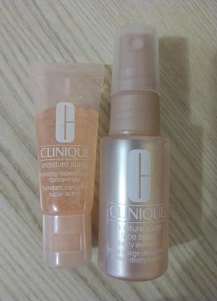 Крем - гель, тоник clinique moisture surge hydrating. набор. новый.2 фото