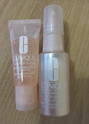 Крем - гель, тоник clinique moisture surge hydrating. набор. новый.4 фото