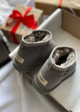 Уггі ugg ultra mini grey4 фото