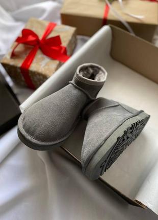 Уггі ugg ultra mini grey5 фото