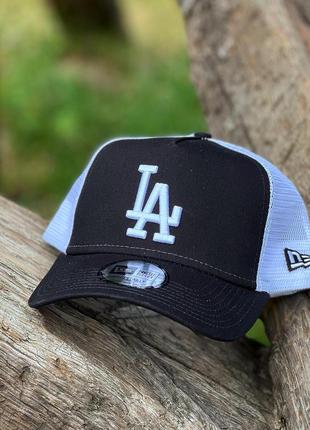 Оригинальная черная кепка с сеткой new era clean trucker los angeles dodgers 11405498