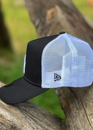 Оригинальная черная кепка с сеткой new era clean trucker los angeles dodgers 114054982 фото