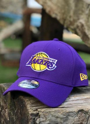 Оригінальна фіолетова кепка new era 9forty nba los angeles lakers 11405605 бейсболка