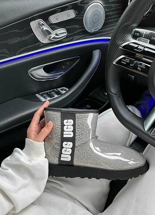 Черевики ugg classic mini clear gray 2