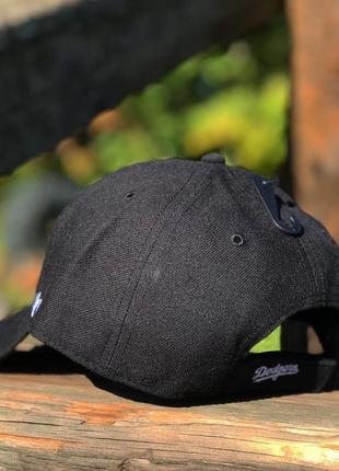 Оригинальная черная кепка 47 brand los angeles dodgers3 фото