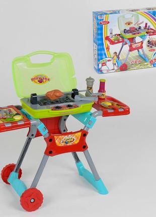 Набор барбекю barbecue set свет, звук, набор продуктов и кухонных принадлежностей